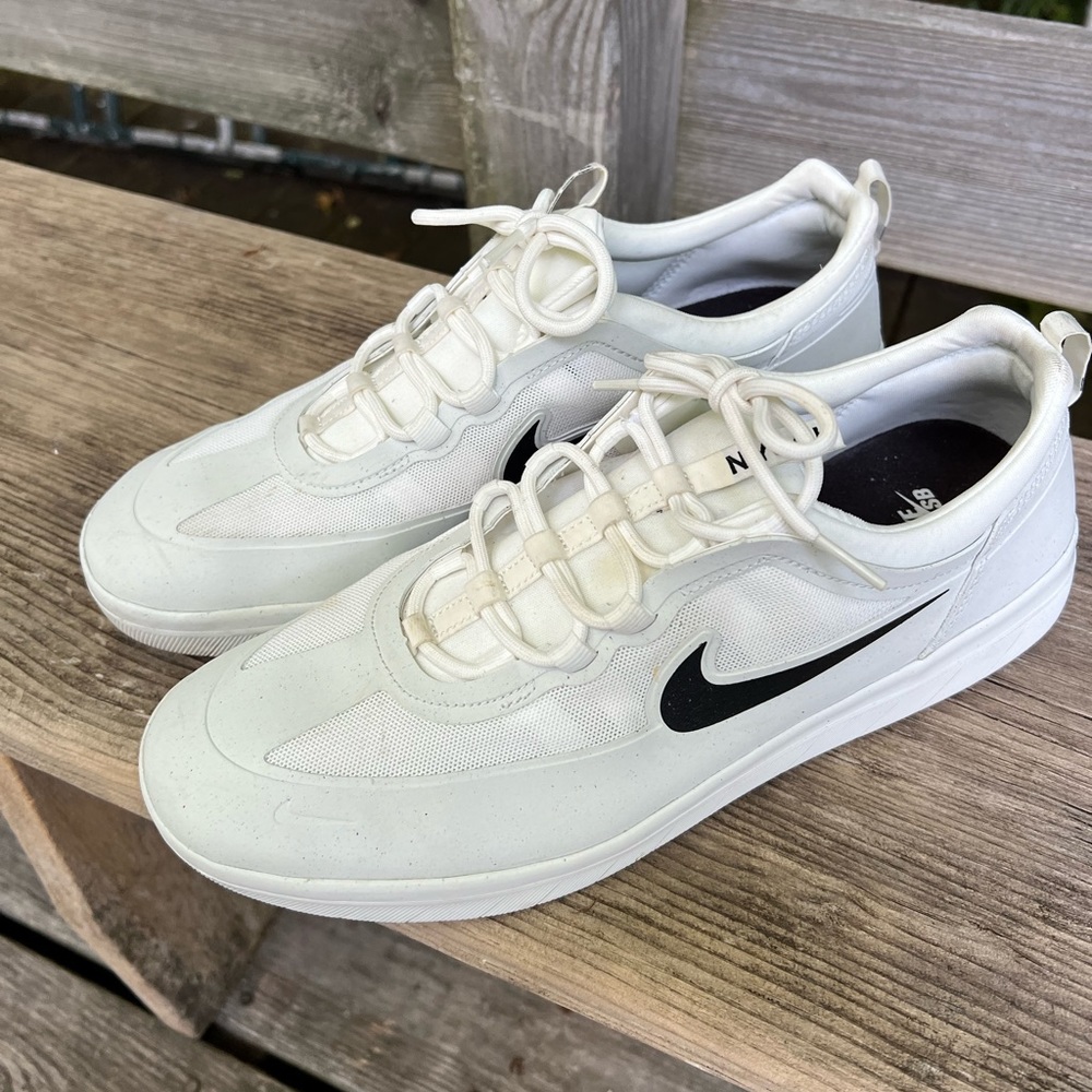 Nike SB Nyjah 2 Free, summit white, size 12